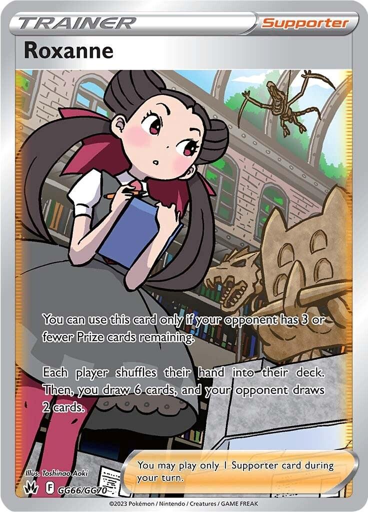 Crown Zenith Roxanne Pokémon card